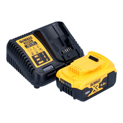 DeWalt DCG 416 VS P1 Akku Winkelschleifer 18 V 125 mm Brushless + 1x Akku 5,0 Ah + Ladegerät