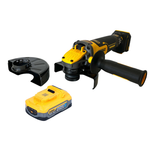 DeWalt DCG 416 VS N Akku Winkelschleifer 18 V 125 mm Brushless + 1x PowerStack Akku 5,0 Ah - ohne Ladegerät