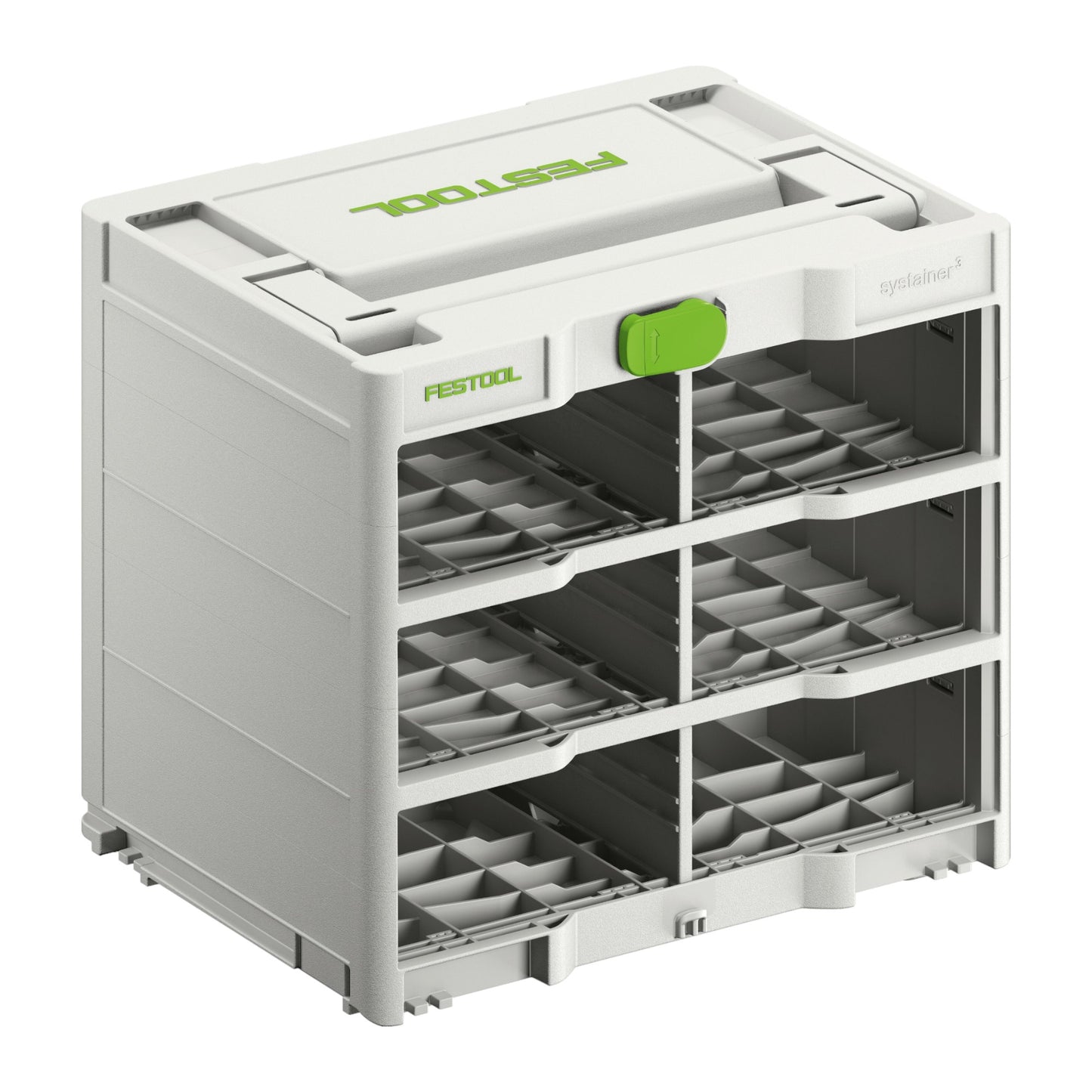 Festool SYS3-RK/6 M 337 Systainer 3 Rack 396 x 296 x 337 mm (577807) pour toutes les variantes de Systainer SYS3 S 76