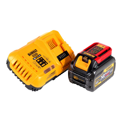 Meuleuse d'angle sur batterie DeWalt DCG 460 T1 54 V 230 mm + 1x batterie 6,0 Ah + chargeur