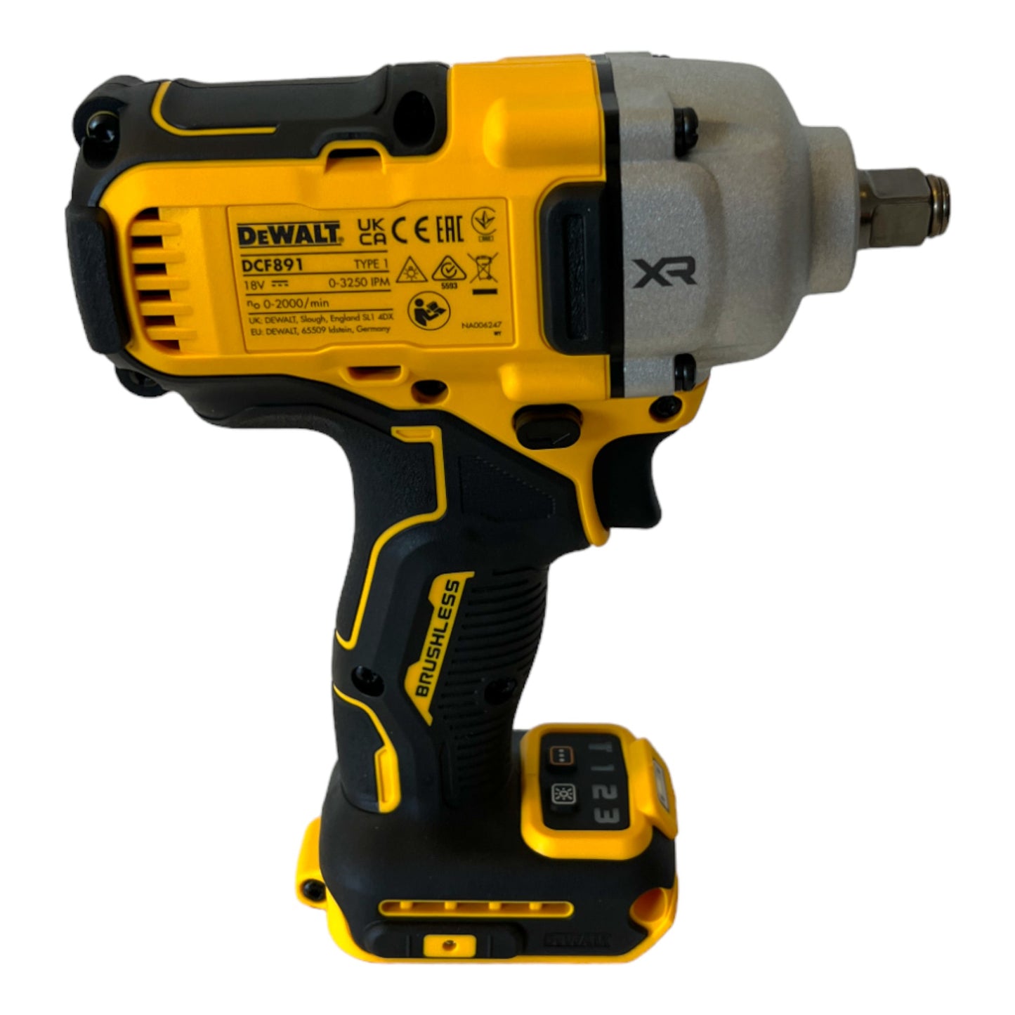 DeWalt DCF 891 D1 Akku Schlagschrauber 18 V 1084 Nm 1/2" Brushless + 1x Akku 2,0 Ah + Ladegerät