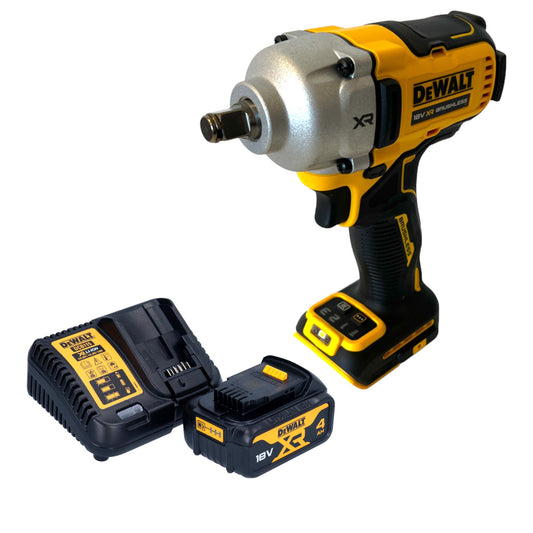 DeWalt DCF 891 D1 Akku Schlagschrauber 18 V 1084 Nm 1/2" Brushless + 1x Akku 4,0 Ah + Ladegerät