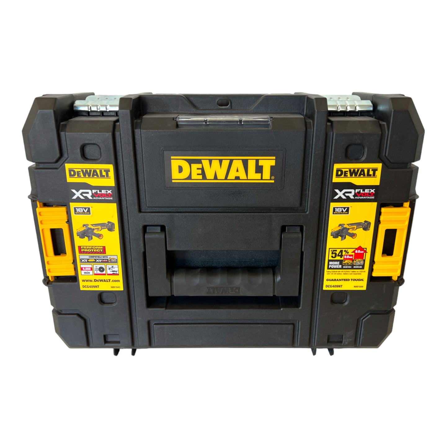 DeWalt DCG 409 NT Akku Winkelschleifer 18 V 125 mm Brushless + 1x Powerstack Akku 1,7 Ah + TSTAK - ohne Ladegerät