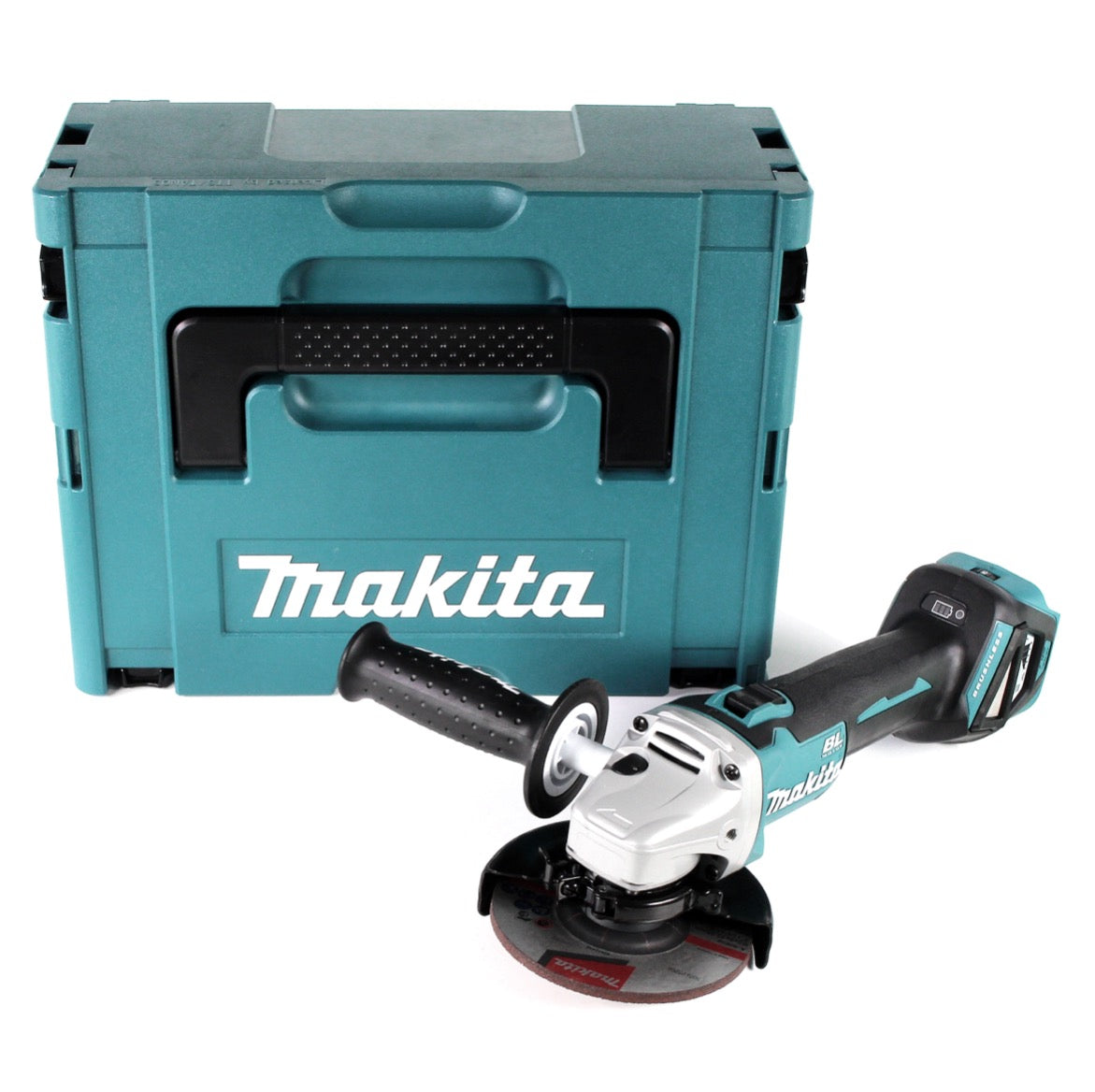 Makita DGA 511 ZJ Akku Winkelschleifer 18 V 125 mm Brushless + Makpac - ohne Akku, ohne Ladegerät