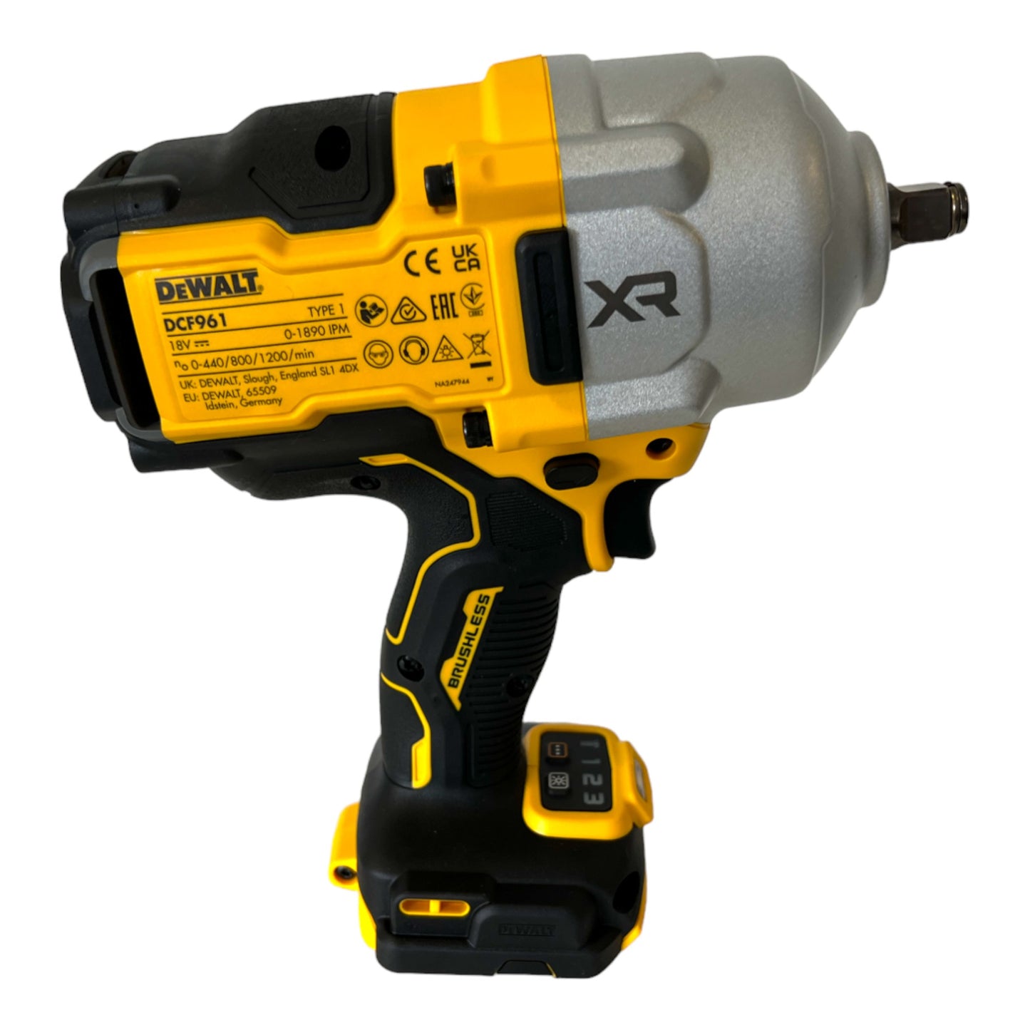 DeWalt DCF 961 NT Akku Schlagschrauber 18 V 1632 Nm 1/2" Brushless + 1x Powerstack Akku 1,7 Ah + TSTAK - ohne Ladegerät