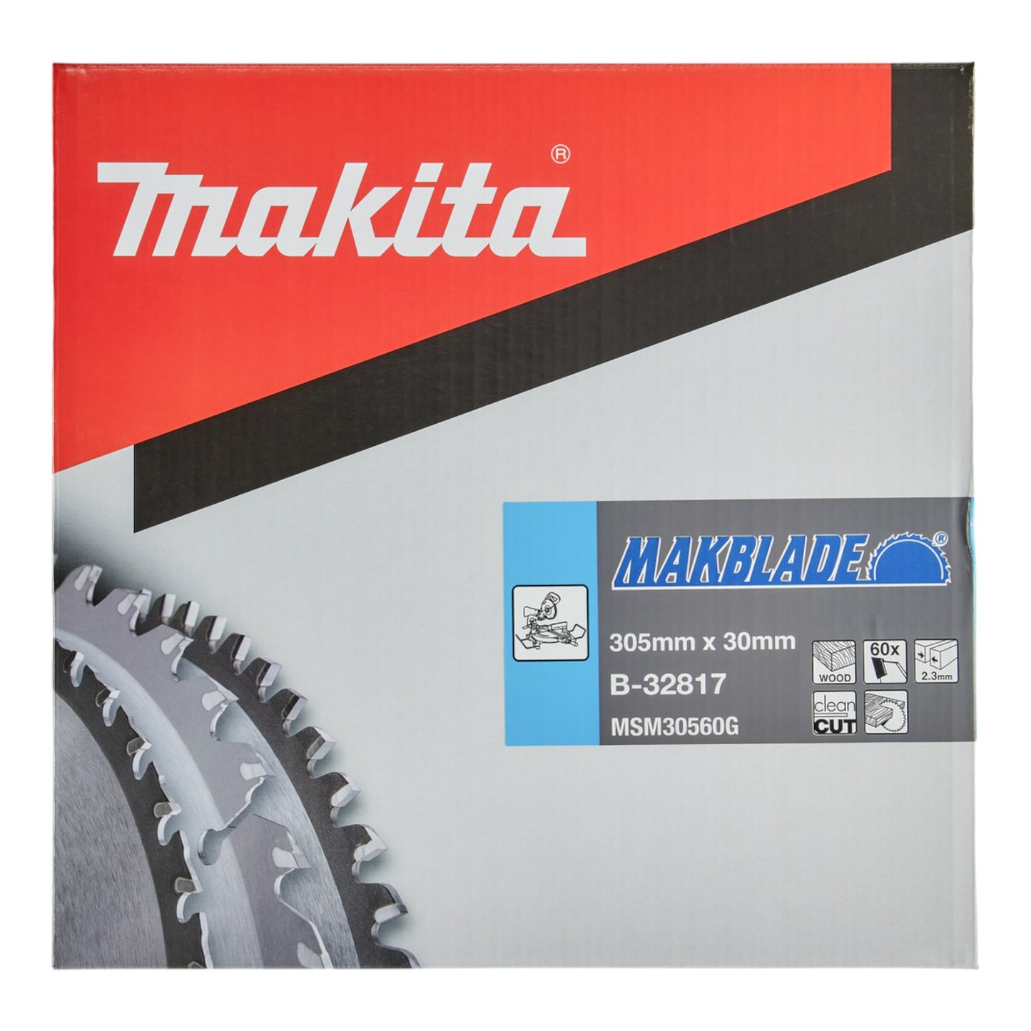 Lame de scie circulaire Makita MAKBLADE 305 x 30 x 2,3 mm 60 dents (B-32817) pour le bois