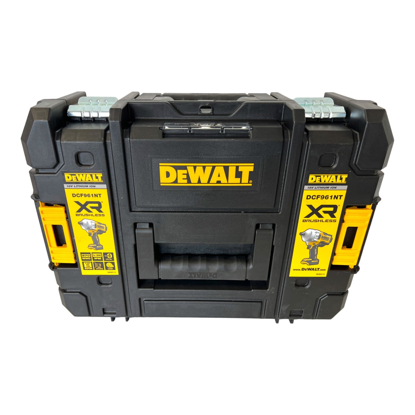 Clé à chocs sans fil DeWalt DCF 961 M1T 18 V 1632 Nm 1/2" sans balai + 1x batterie 4,0 Ah + chargeur + TSTAK