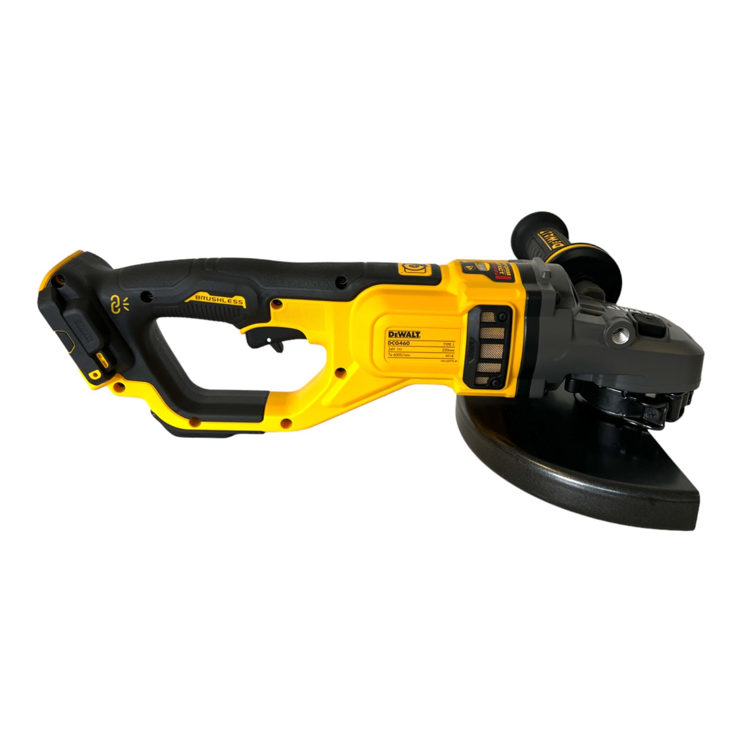 DeWalt DCG 460 NK Akku Winkelschleifer 54 V FlexVolt 230 mm Brushless + 1x Akku 6,0 Ah + Koffer - ohne Ladegerät