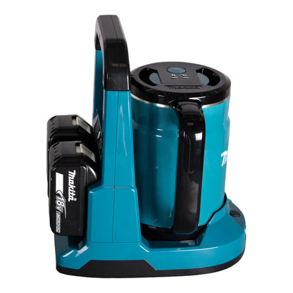 Makita DKT 360 RY2 Akku Wasserkocher 36 V ( 2x 18 V ) 0,8 L  + 2x Akku 1,5 Ah + Ladegerät