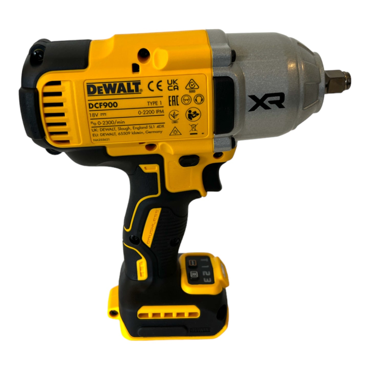 DeWalt DCF 900 E2T Akku Schlagschrauber 18 V 1396 Nm 1/2" + 2x Powerstack Akku 1,7 Ah + Ladegerät + TSTAK