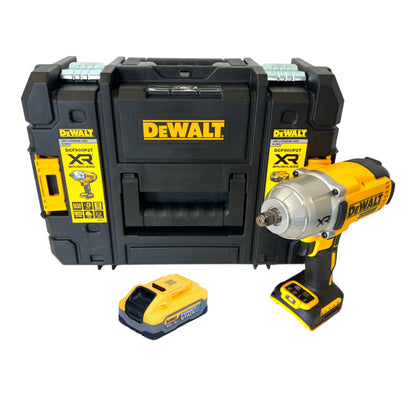 DeWalt DCF 900 NT Akku Schlagschrauber 18 V 1396 Nm 1/2" + 1x Powerstack Akku 5,0 Ah + TSTAK - ohne Ladegerät