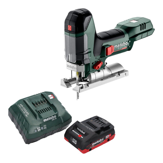 Scie sauteuse Metabo ST 18 LT 130 BL sans balais 18 V 130 mm + 1 batterie LiHD 4,0 Ah + chargeur