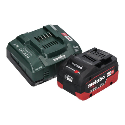 Scie sauteuse Metabo ST 18 LT 130 BL sans balais 18 V 130 mm + 1 batterie LiHD 5,5 Ah + chargeur