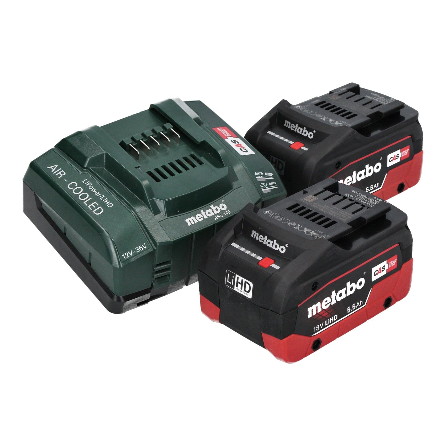 Metabo ST 18 LT 130 BL Akku Stichsäge 18 V 130 mm Brushless + 2x LiHD Akku 5,5 Ah + Ladegerät