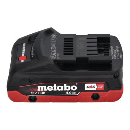 Metabo ST 18 LT 130 BL Akku Stichsäge 18 V 130 mm Brushless + 1x LiHD Akku 4,0 Ah + Metabox - ohne Ladegerät