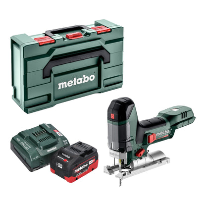 Metabo ST 18 LT 130 BL Akku Stichsäge 18 V 130 mm Brushless + 1x LiHD Akku 5,5 Ah + Ladegerät + Metabox