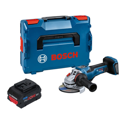 Bosch GWS 18V-15 PSC Professional Akku Winkelschleifer 18 V 125 mm BITURBO Brushless + 1x ProCORE Akku 5,5 Ah + L-Boxx - ohne Ladegerät