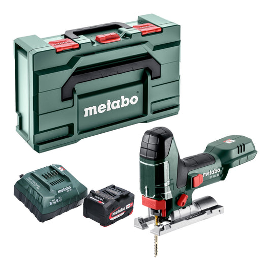 Metabo ST 18 L 90 Akku Stichsäge 18 V 90 mm + 1x Akku 4,0 Ah + Ladegerät + Metabox