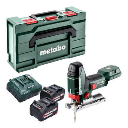 Scie sauteuse Metabo ST 18 L 90 sans fil 18 V 90 mm + 2x batteries 4,0 Ah + chargeur + Metabox