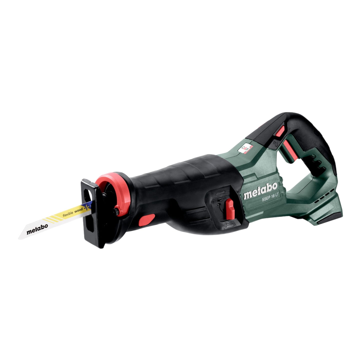 Scie sabre sur batterie Metabo SSEP 18 LT 18 V 32 mm + 1x batterie LiHD 5,5 Ah + Metabox - sans chargeur