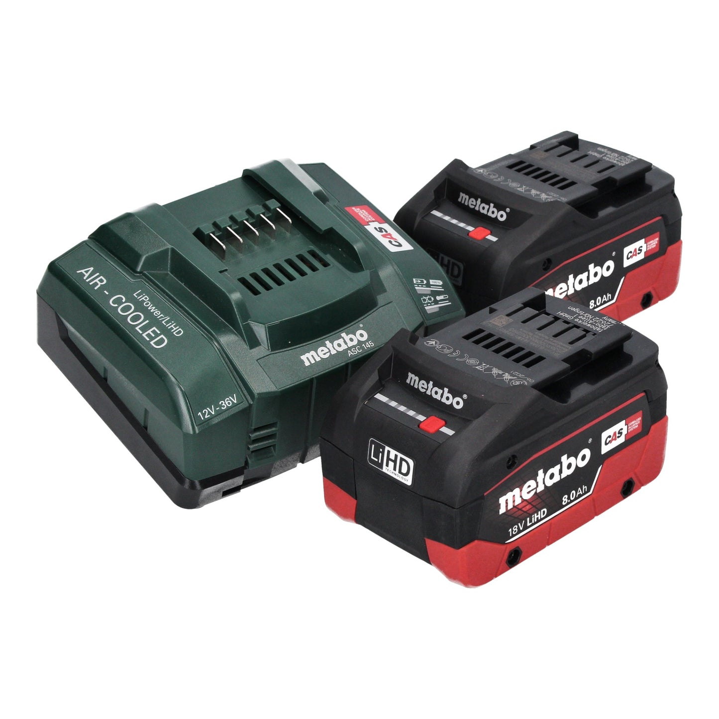 Scie sabre à batterie Metabo SSEP 18 LT 18 V 32 mm + 2x batterie LiHD 8,0 Ah + chargeur + Metabox