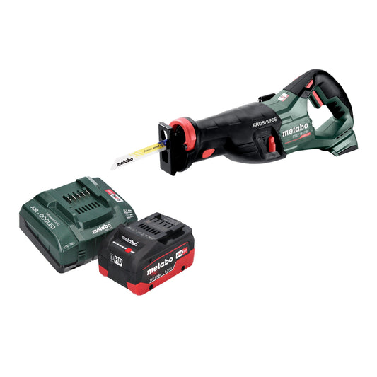 Metabo SSEP 18 LT BL Akku Säbelsäge 18 V 32 mm Brushless + 1x LiHD Akku 5,5 Ah + Ladegerät