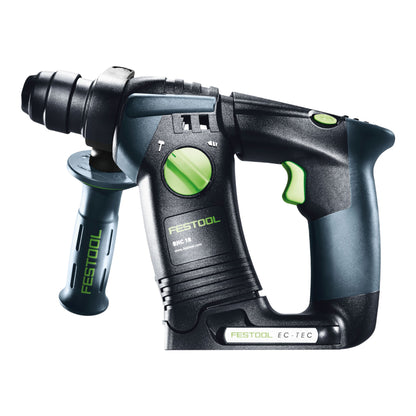 Festool BHC 18-Basic Akku Bohrhammer 18 V 1,8 J SDS Plus Brushless + 2x Akku 8,0 Ah + Schnellladegerät + Systainer