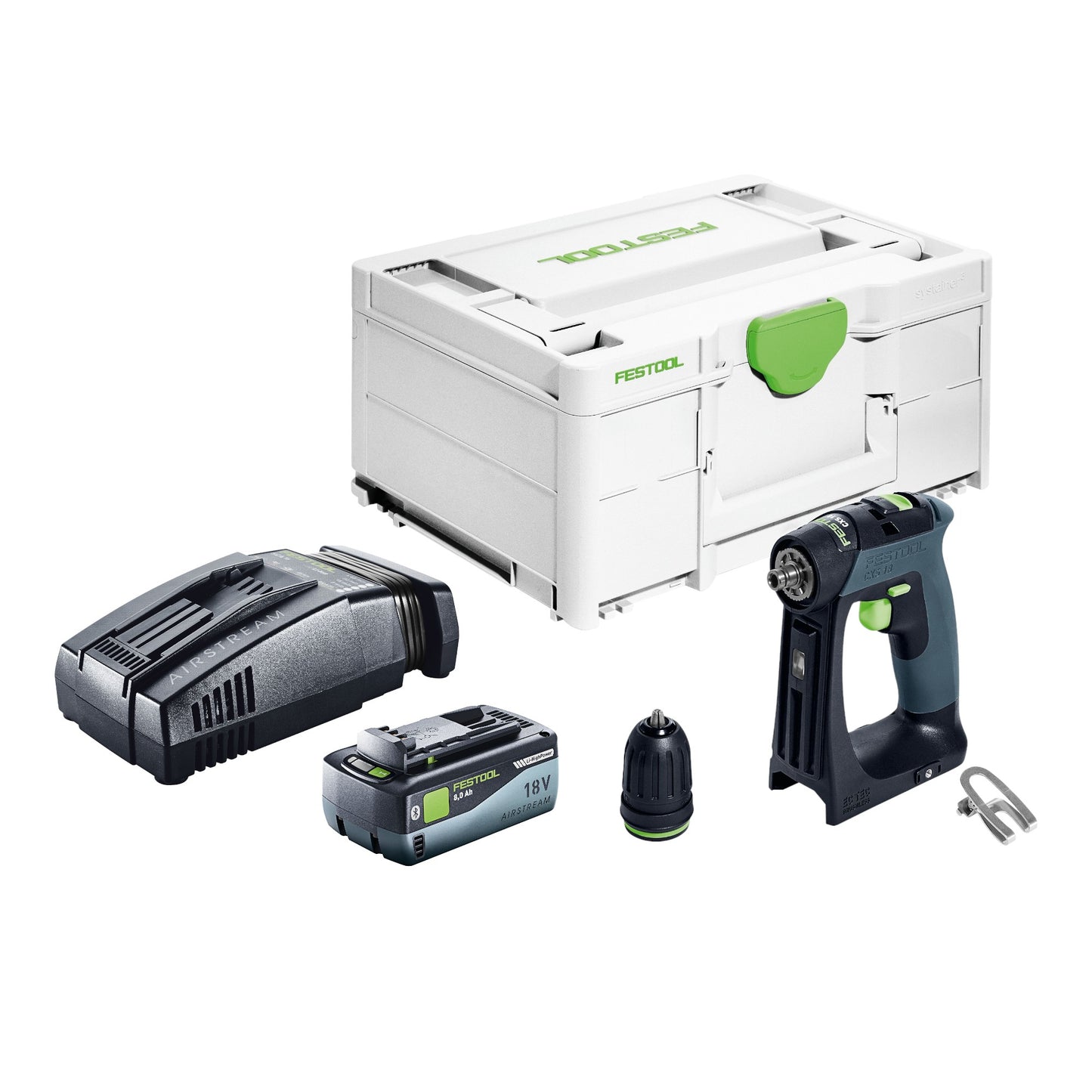 Festool CXS 18-Basic perceuse-visseuse sans fil 18 V 40 Nm sans balais + 1x batterie 8,0 Ah + chargeur rapide + systainer