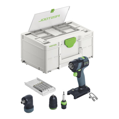 Festool TXS 18-Basic-Set Akku Bohrschrauber 18 V 40 Nm Brushless + 2x Akku 4,0 Ah + Schnellladegerät + Systainer