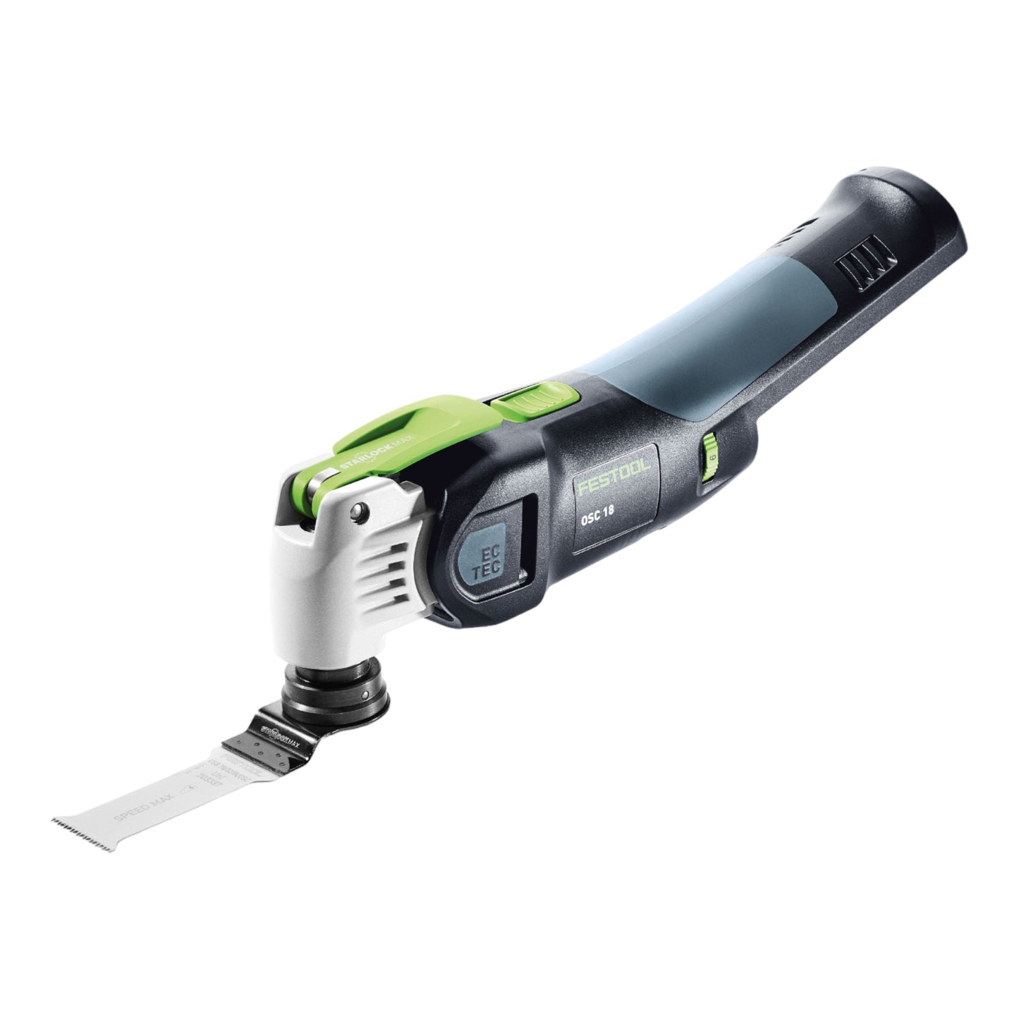 Festool VECTURO OSC 18 E-Basic Set Akku Oszillierer 18 V Starlock Max Brushless + 1x Akku 4,0 Ah + Schnellladegerät + Systainer