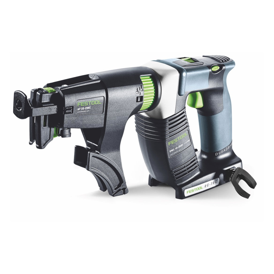 Festool DURADRIVE DWC 18-4500 Basic Akku Bauschrauber 18 V 14 Nm Brushless + 2x Akku 4,0 Ah + Schnellladegerät + Systainer