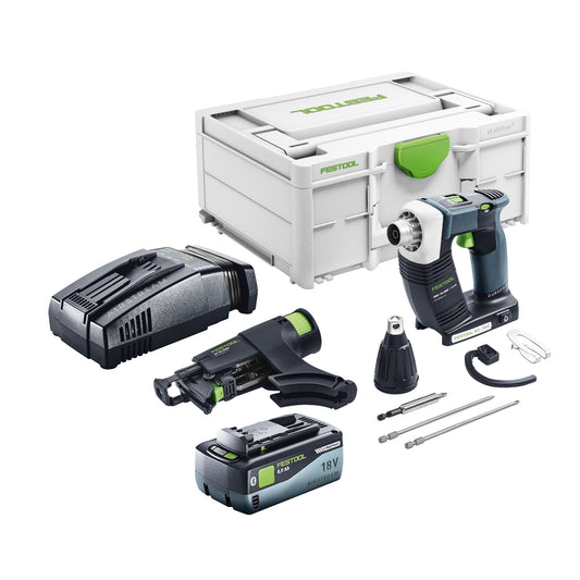 Festool DURADRIVE DWC 18-4500 Basic visseuse de chantier sans fil 18 V 14 Nm sans balais + 1x batterie 8,0 Ah + chargeur rapide + systainer