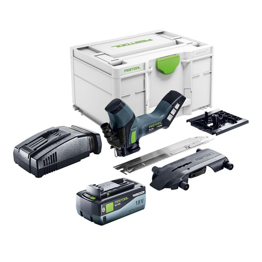 Scie à isolation sans fil Festool ISC 240 EB-Basic 18 V 240 mm + 1x batterie 8,0 Ah + chargeur rapide + Systainer