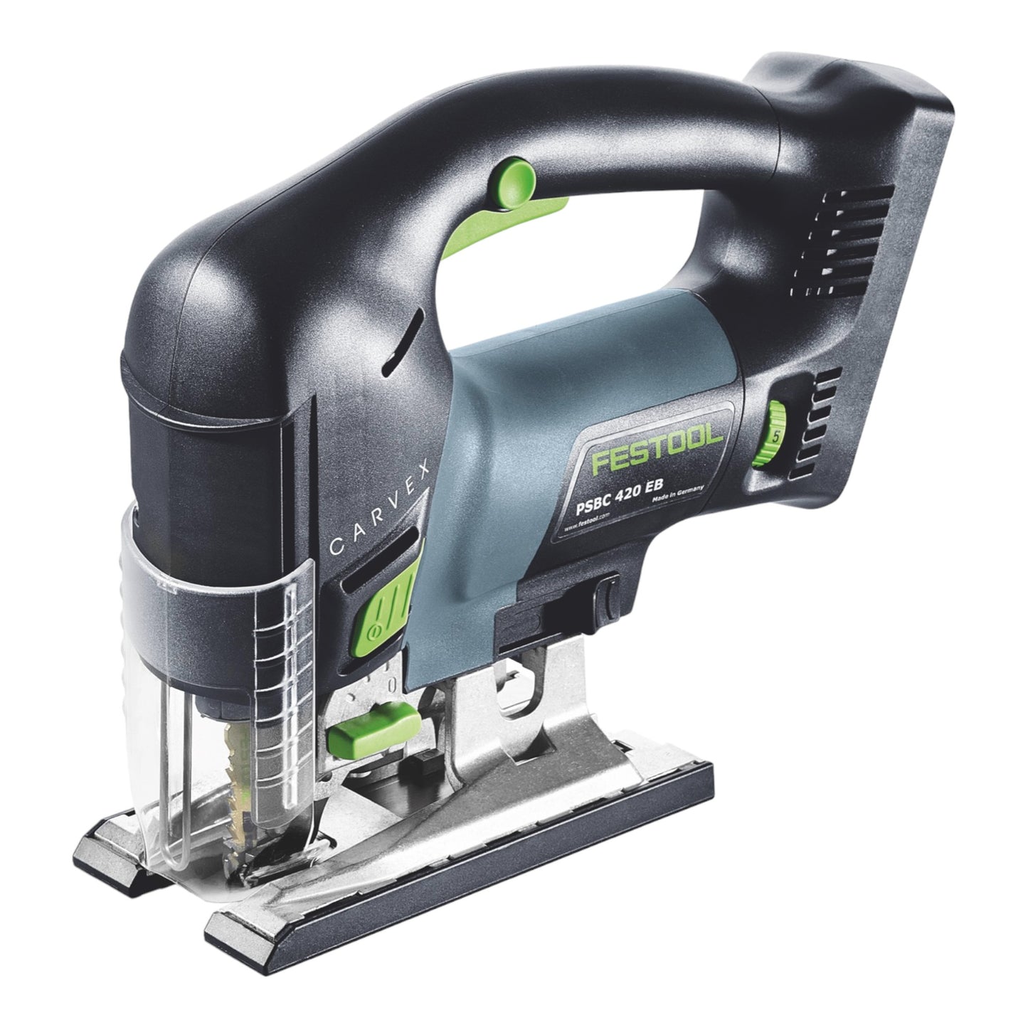 Festool CARVEX PSBC 420 EB-Basic Akku Pendelstichsäge 18 V 120 mm Brushless + 2x Akku 4,0 Ah + Schnellladegerät + Systainer