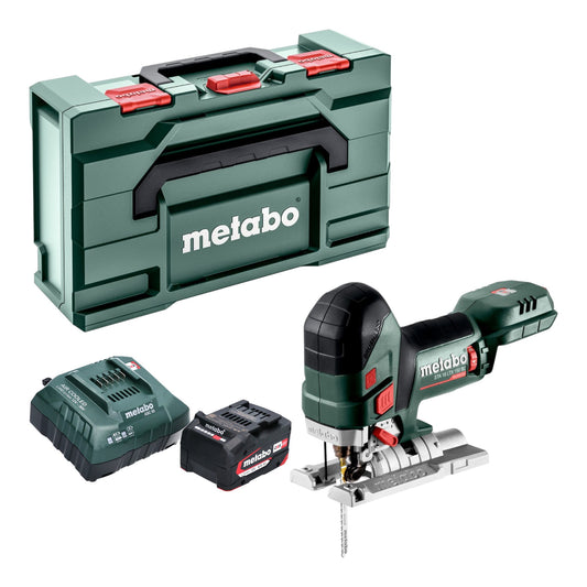 Metabo STA 18 LTX 150 BL Akku Stichsäge 18 V 150 mm Brushless + 1x Akku 4,0 Ah + Ladegerät + Metabox