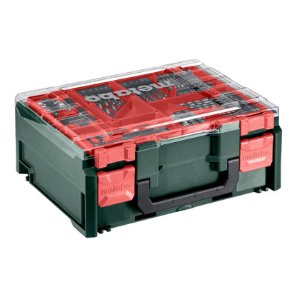 Metabo SB 18 L set perceuse à percussion sans fil 18 V 50 Nm (602317710) + 2x batteries 2,0 Ah + chargeur + atelier mobile 78 pièces + mallette