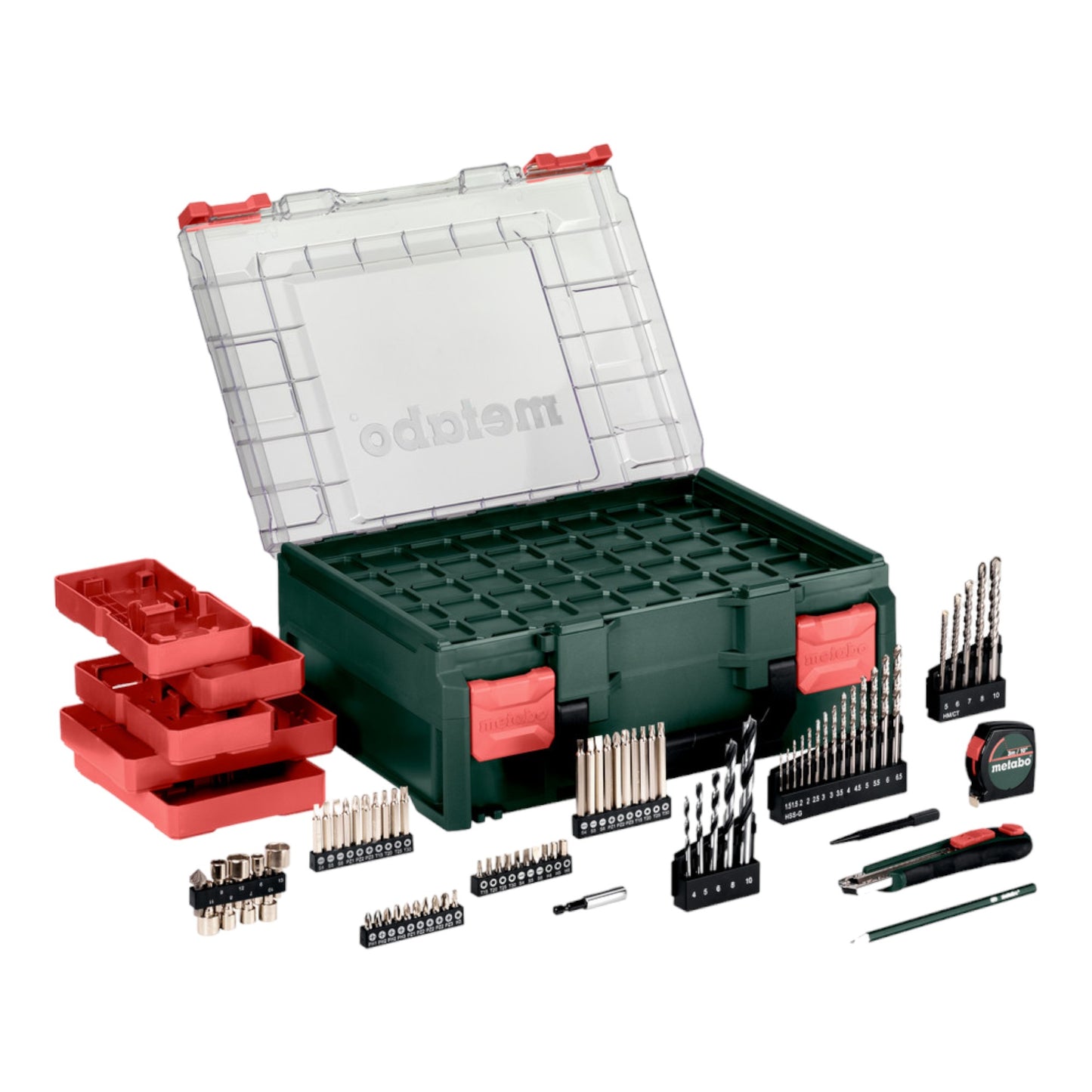 Metabo SB 18 L set perceuse à percussion sans fil 18 V 50 Nm (602317710) + 2x batteries 2,0 Ah + chargeur + atelier mobile 78 pièces + mallette