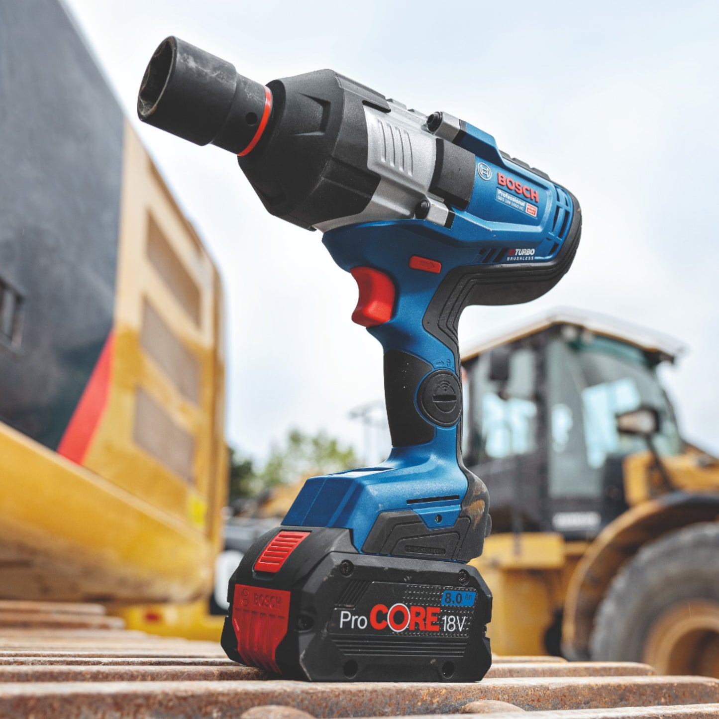 Bosch GDS 18V-1600 HC Professional Akku Schlagschrauber 18 V 1600 Nm 3/4'' BITURBO Brushless ( 06019M1001 ) + L-Boxx - ohne Akku, ohne Ladegerät