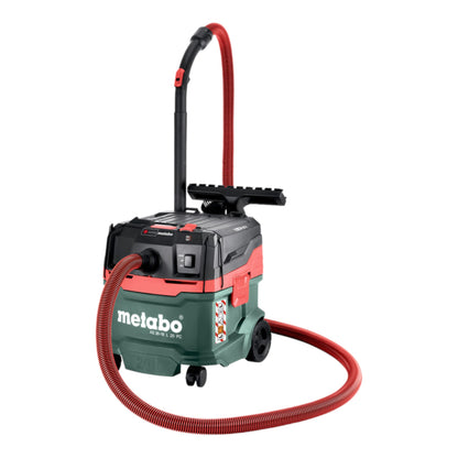 Metabo AS 36 18 L 20 PC Akku Nass Trocken Sauger 36 V ( 2x 18 V ) 20 L + 2x LiHD Akku 5,5 Ah + Doppelladegerät