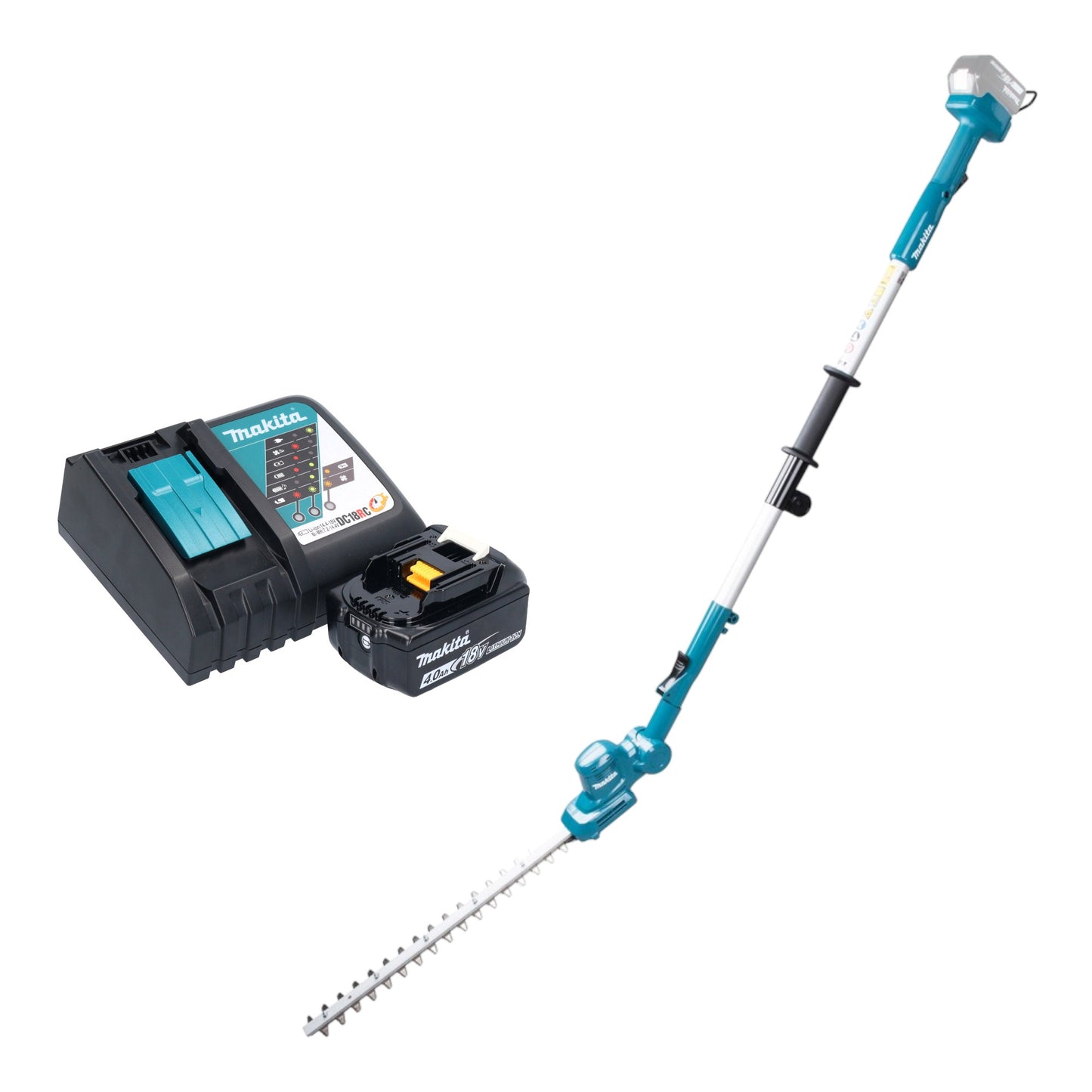 Makita DUN 461 WRM Akku Heckenschneider 18 V 46 cm + 1x Akku 4,0 Ah + Ladegerät