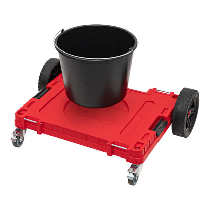 Qbrick System ONE Transportplattform 2.0 Allterrain RED Ultra HD 750 x 542 x 223 mm 120 kg mit Schwenkrädern aus Metall und Bremse