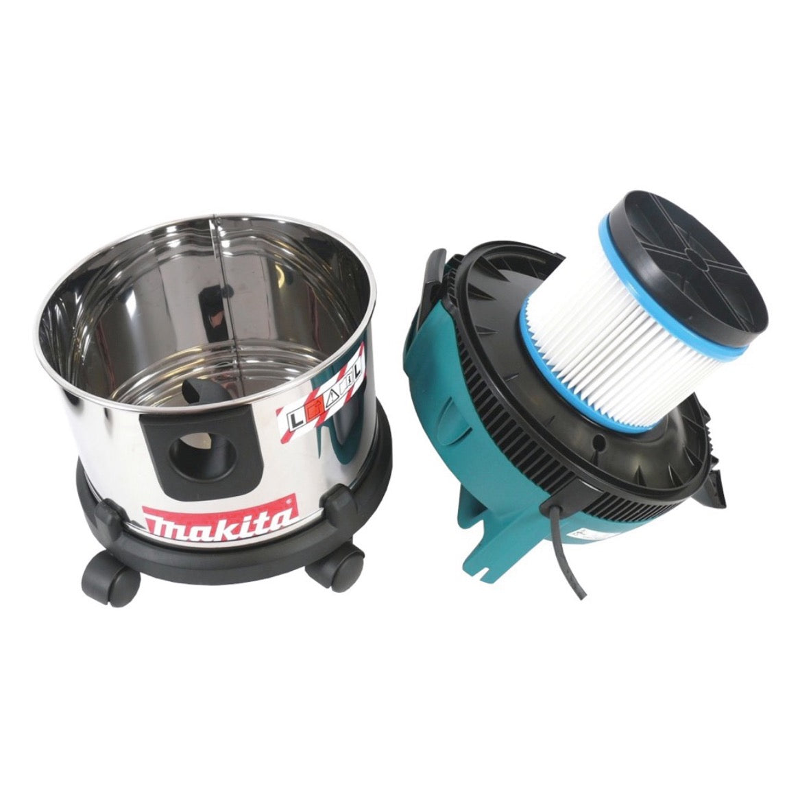 Makita VC 2010 L 1100 W Staubsauger Klasse L + Filtersäcke Klasse L 5-er Pack - Toolbrothers