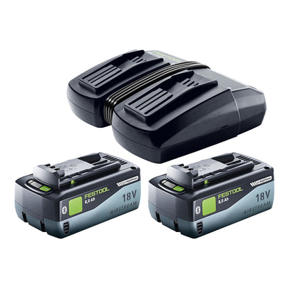 Scie à ruban sans fil Festool SYMC 70 EB-Basic SYMMETRIC 36 V (2 x 18 V) 216 mm + 2x batterie 8,0 Ah + double chargeur + Systainer