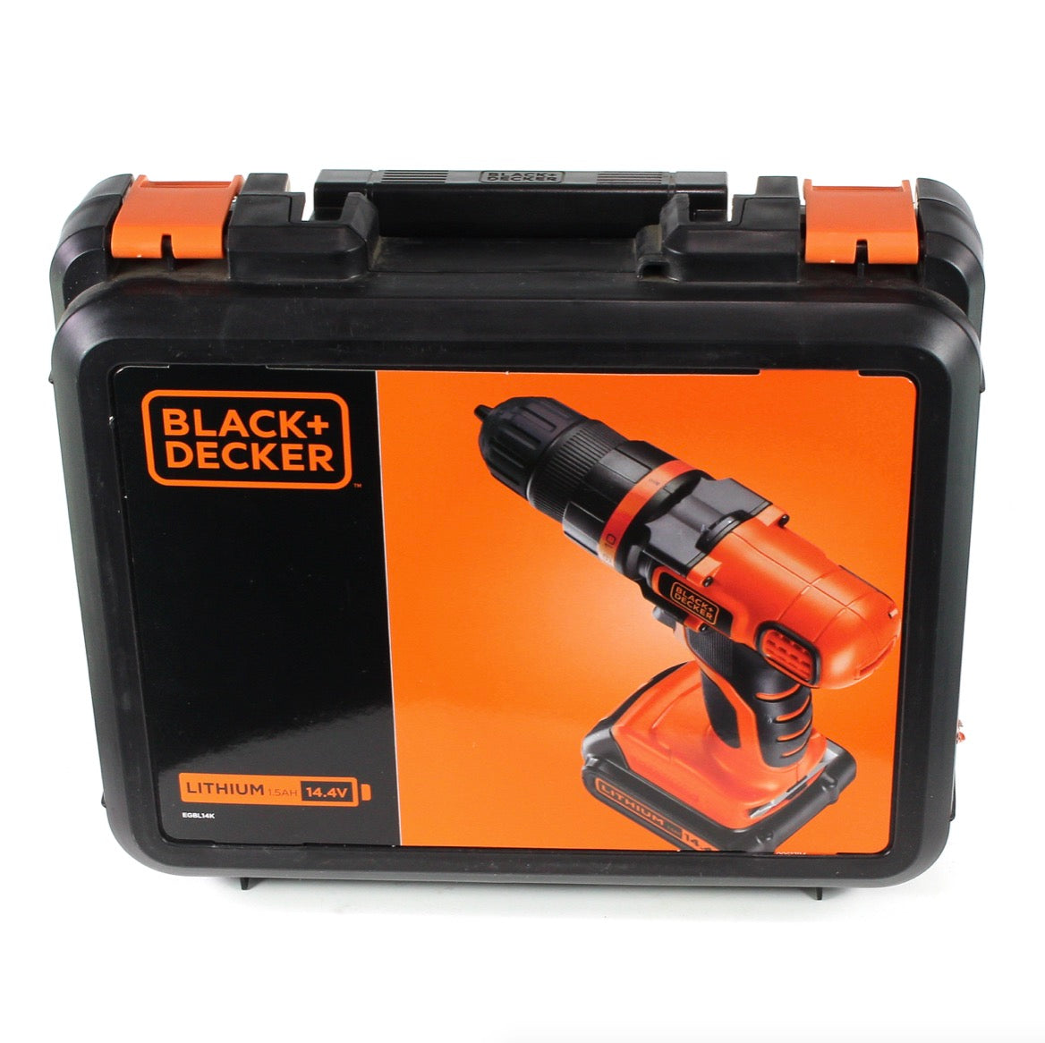 Black & Decker EGBL 14 K 14,4 V Li-Ion Akku-Bohrschrauber im Transportkoffer + 1 x 1,5 Ah Akku + Ladegerät - Toolbrothers