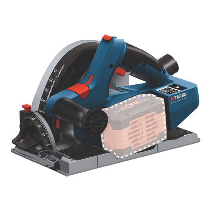 Bosch GKT 18V-52 GC Professional Akku Tauchsäge 18 V 140 mm BITURBO Brushless + 1x ProCore Akku 4,0 Ah + Connectivity Modul + L-Boxx - ohne Ladegerät