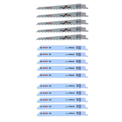 Bosch GSA 18V-Li N Akku Reciprosäge 18V Säbelsäge + 20x Sägeblatt Solo - ohne Akku, ohne Ladegerät - Toolbrothers