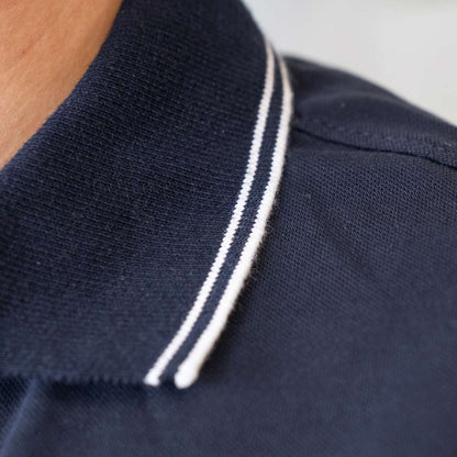 L-Boxx Herren Polo Shirt navy / white Größe S