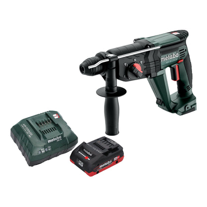 Metabo KH 18 LTX 24 Akku Kombihammer 18 V 2,1 J SDS Plus + 1x LiHD Akku 4,0 Ah + Ladegerät