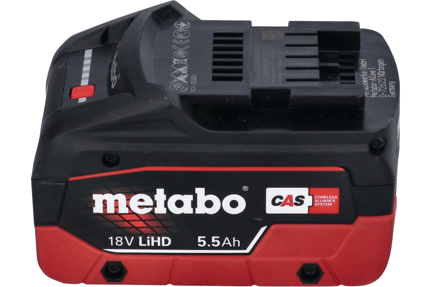 Marteau combiné à batterie Metabo KH 18 LTX 24 18 V 2,1 J SDS Plus + 1 batterie LiHD 5,5 Ah - sans chargeur