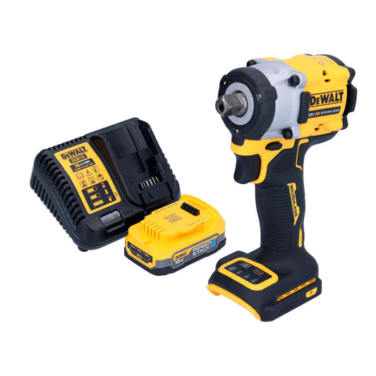 DeWalt DCF 922 E1 Akku Schlagschrauber 18 V 406 Nm 1/2" Brushless + 1x Powerstack Akku 1,7 Ah + Ladegerät